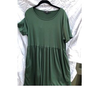 Green dress